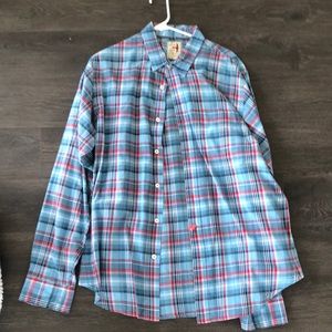 Relwen blue men’s button down